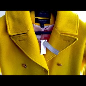 J Crew Stadium Cloth Peacoat